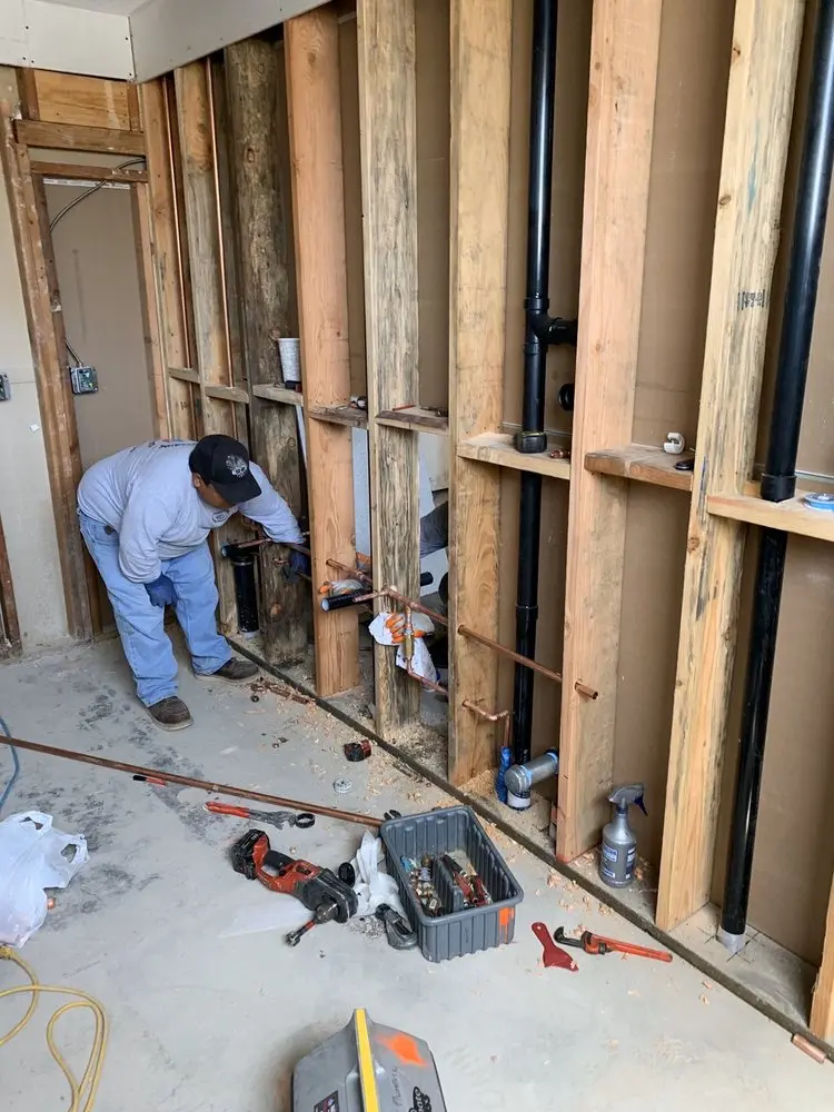Commercial rough-in plumbing for Water Heater Replacement in Manhattan Beach